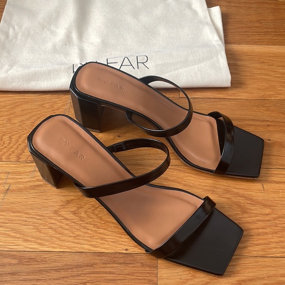BY FAR – 100% LEATHER HEEL SANDALS - Picture 4 of 5